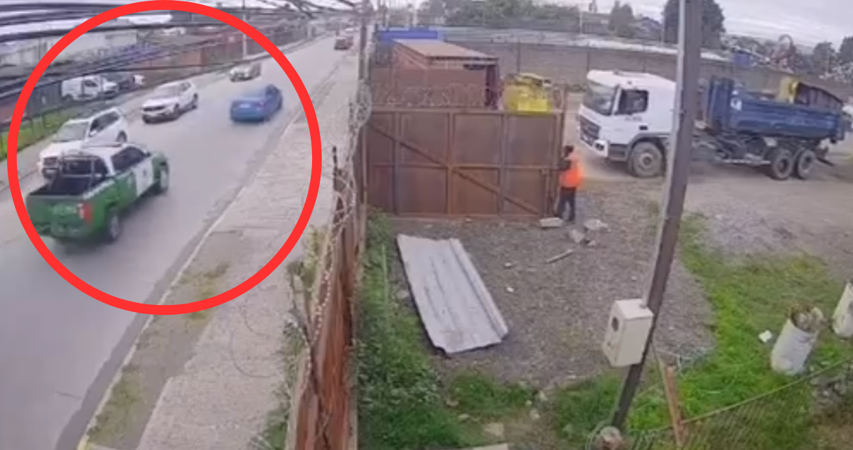 Fiscalización de auto sospechoso deja persecución, disparos y tres detenidos en Talcahuano
