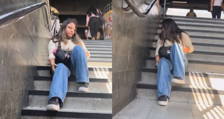 “Me tocó arrastrarme”: joven en silla de ruedas denuncia discriminación en Metro de Santiago