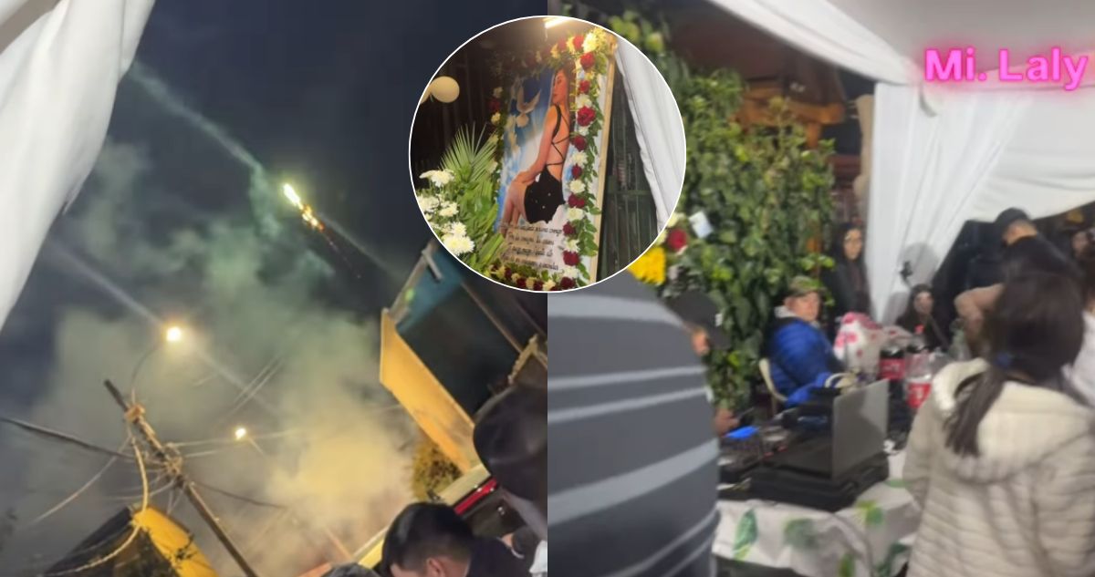 Con fuegos artificiales y DJ despiden a una de las mujeres que murió en accidente en Santiago