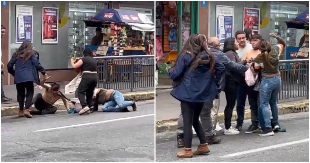 Detención ciudadana en el centro de Concepción