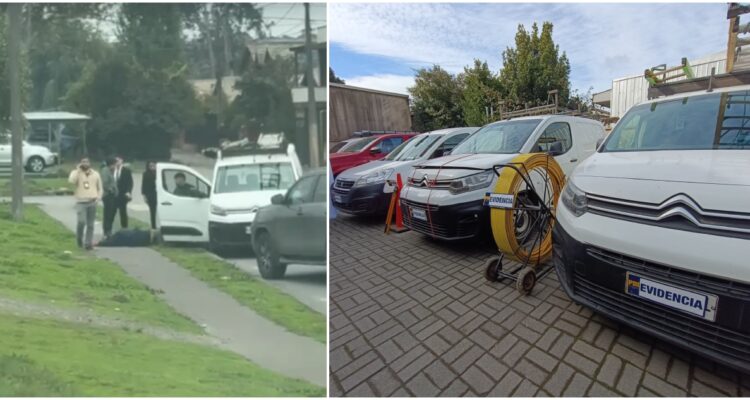 Detenidos por robo de cables de cobre en Talcahuano