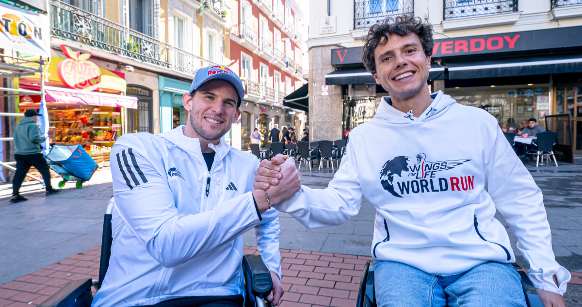 Dominic Thiem y Cisco García participarán en Wings For Life World Run: vuelve carrera benéfica mundial