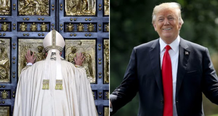 Trump bromea sobre ser papa