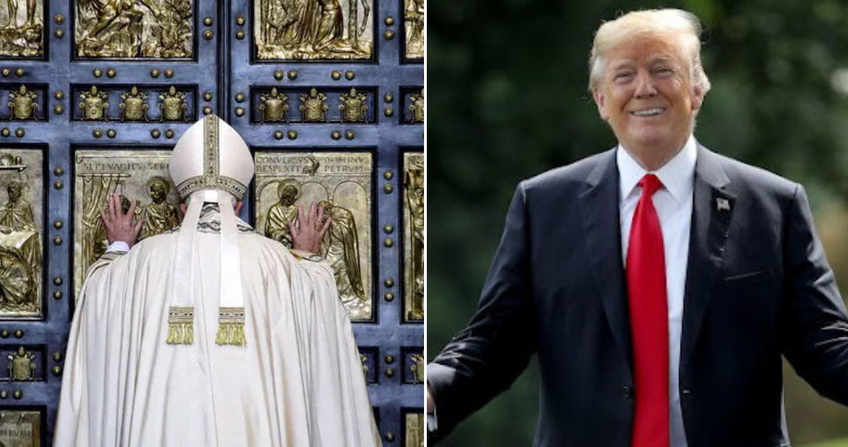 Trump bromea sobre ser papa