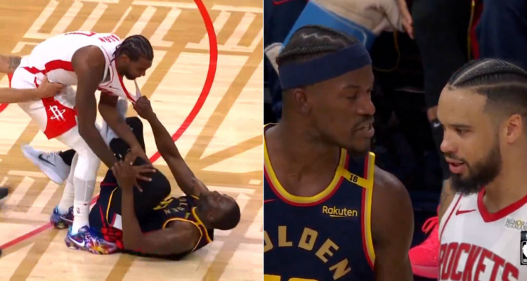 La intensidad fue otro jugador: del show de DRaymond Green a los insultos de Butler en la victoria de Warriors ante Rockets.