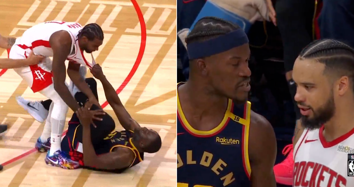 La intensidad fue otro jugador: del show de DRaymond Green a los insultos de Butler en la victoria de Warriors ante Rockets.