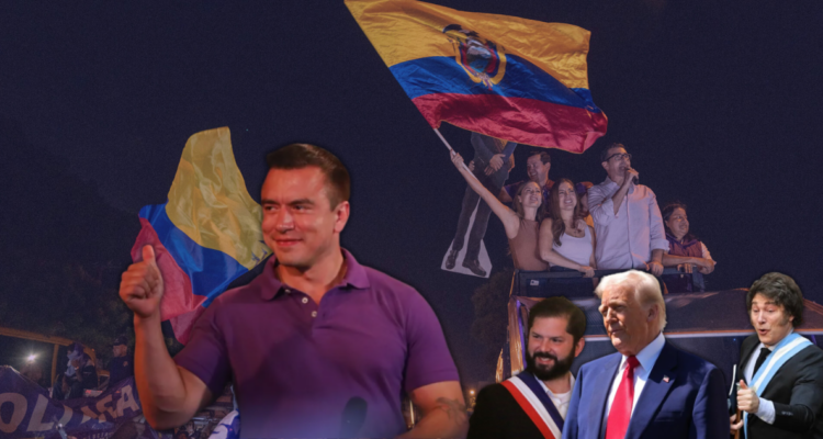 Trump y la comunidad internacional reacciona tras reelección de Noboa como presidente de Ecuador