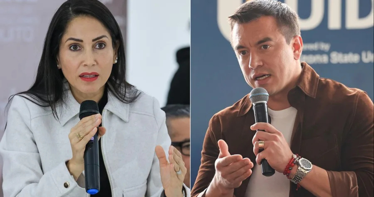 Candidata correísta denuncia al presidente-candidato Noboa ad portas de elecciones en Ecuador