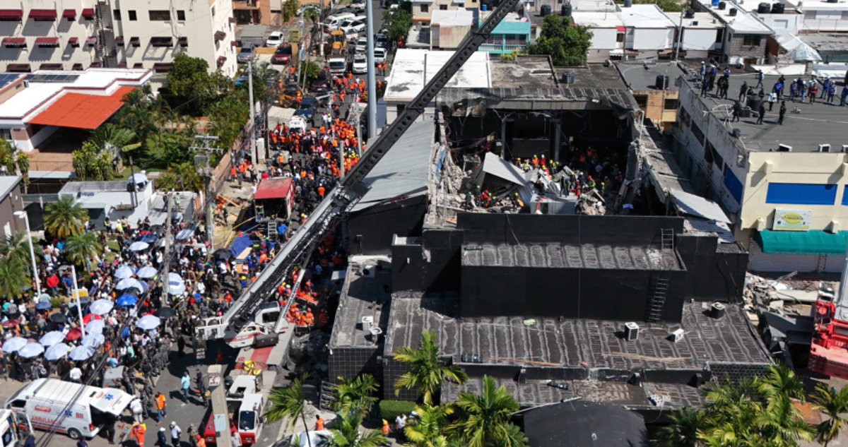 Aumentan a 66 los muertos tras desplome de techo en popular discoteca de República Dominicana