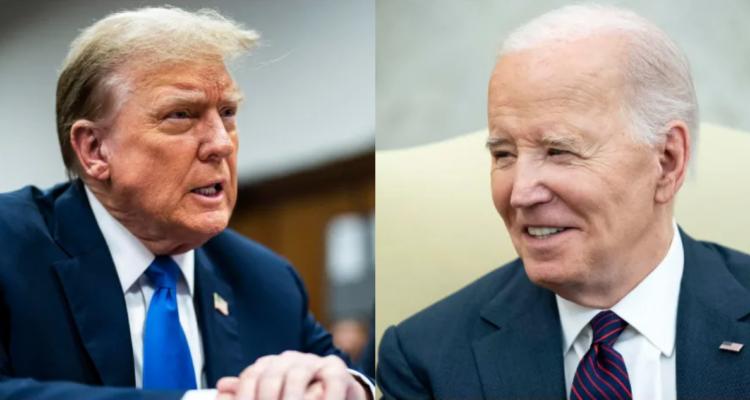 Trump culpa a Biden por caída del PIB de EEUU en primer trimestre