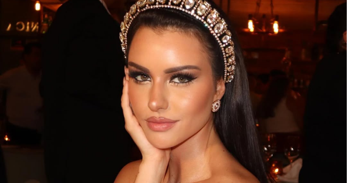 Emilia Dides durante su participación en el Miss Universo 2024