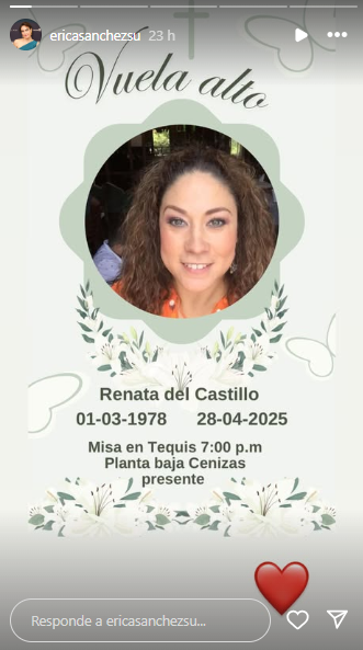 Actriz Renata del Castillo falleció a los 42 años: compañeros de Control Z la despidieron