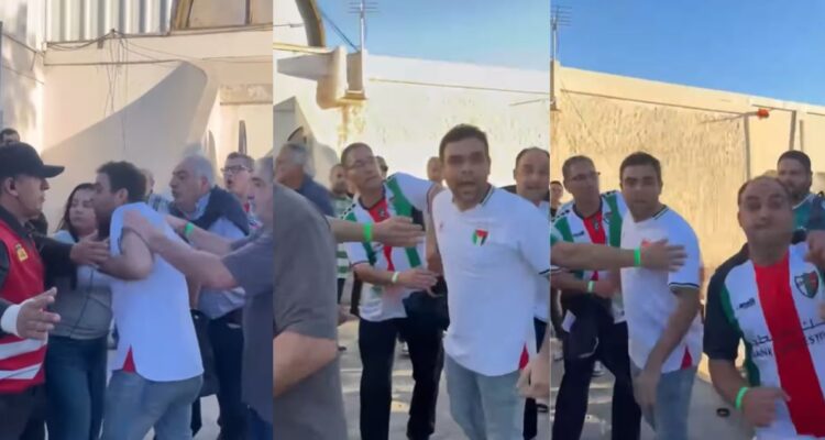 Escándalo en Palestino-La U: hinchas arabes agreden a prensa de la U