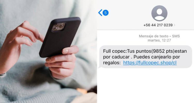 Chiletec advierte por peligrosa estafa que envía un SMS y pide canjear puntos: esto NO debes hacer