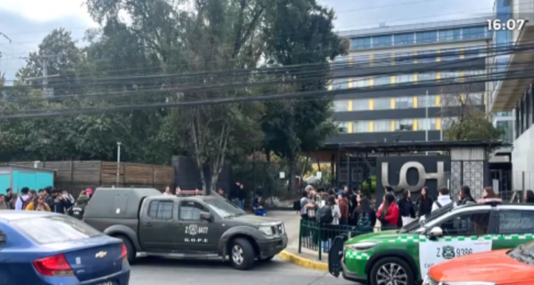 Evacúan Universidad de O’Higgins por aviso de artefactos explosivos al interior del campus