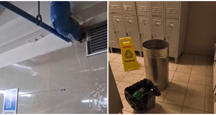 Filtración en Hospital Gustavo Fricke