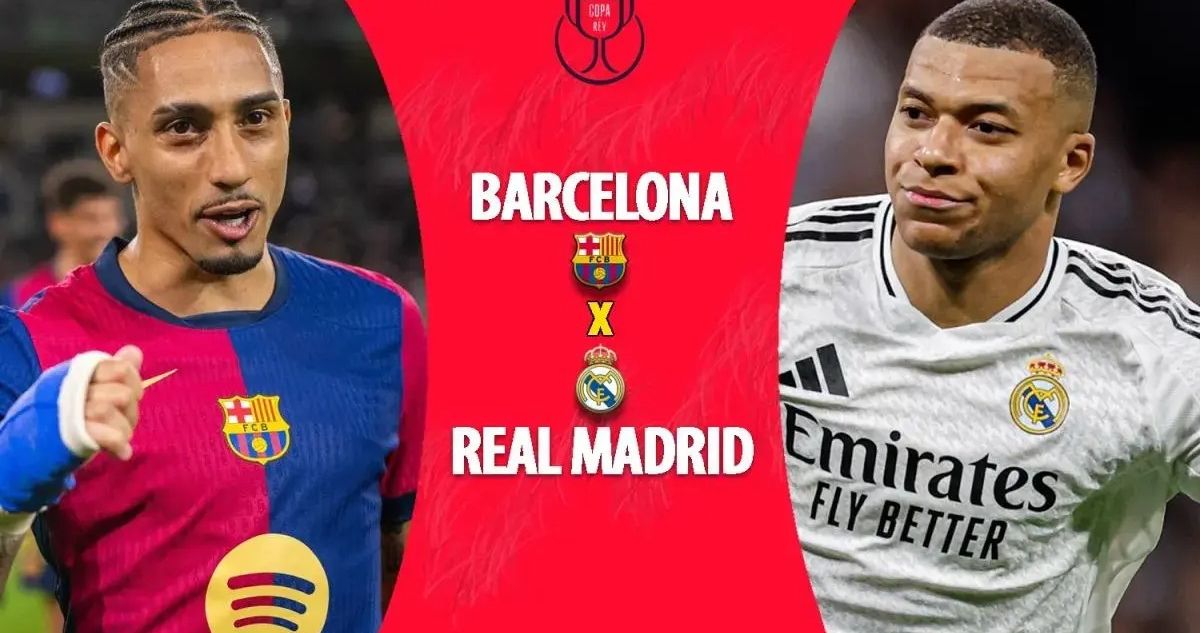 Cuándo y a qué hora ver la final del Real Madrid vs Barcelona por la final de la Copa del Rey 2025 y quién transmite en vivo el partido por tv y streamng.
