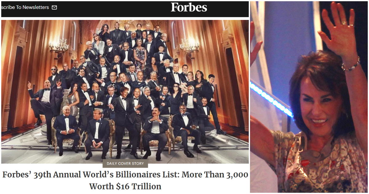 Forbes actualiza lista de millonarios: A Elon Musk nadie le gana y chilena Iris Fontbona en el Top 100
