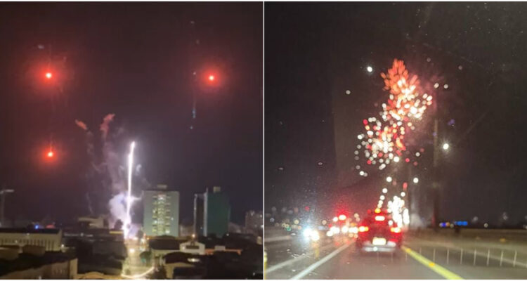 Fuegos artificiales por Centenario de Colo Colo