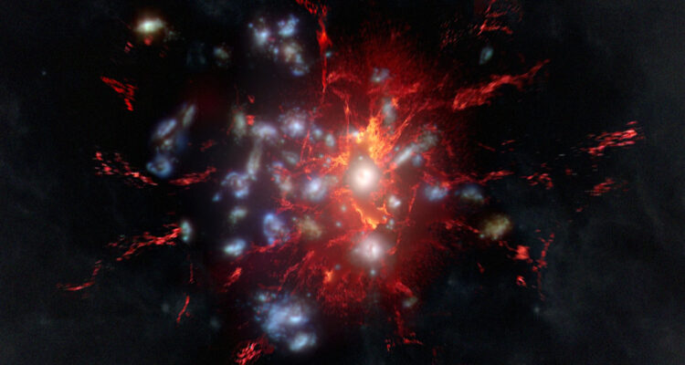 Gas molecular que forma estrellas