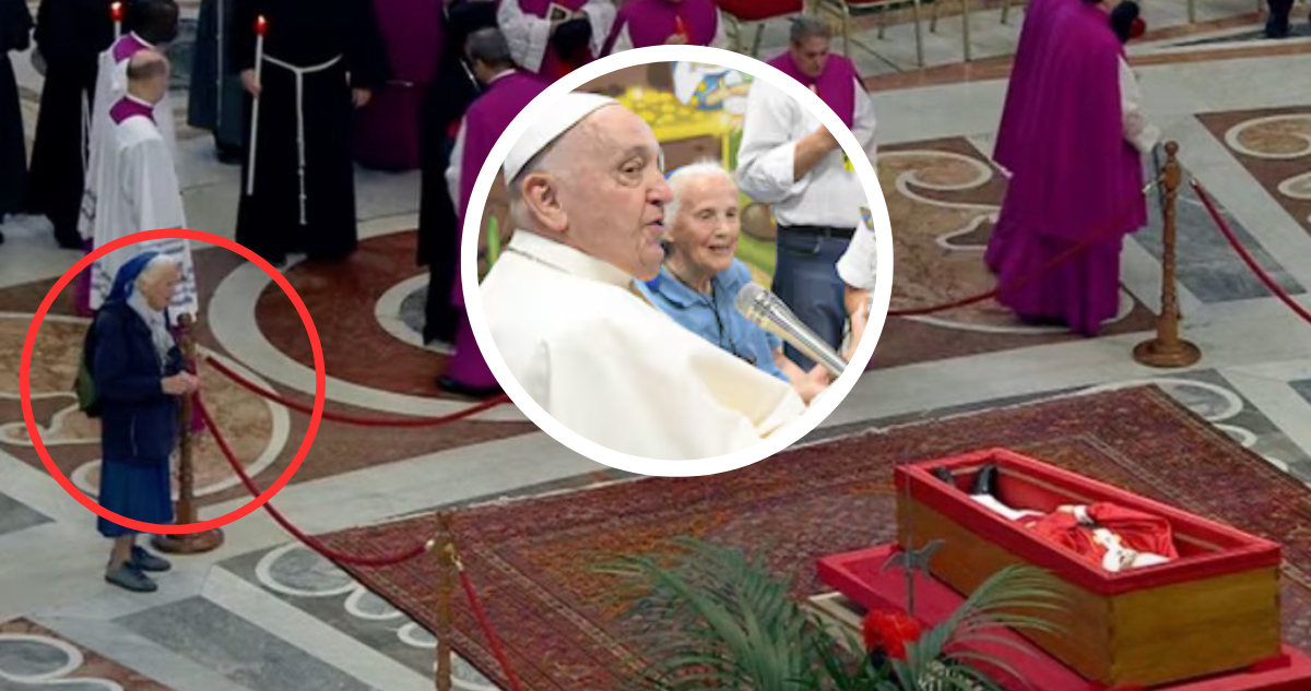 Genevieve Jeanningros, la monja que rompió el protocolo para despedirse de su amigo, el papa Francisco