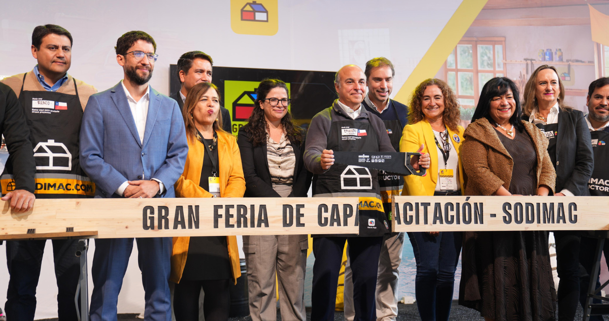 Gran Feria de Capacitación de Sodimac 2025 se inaugura de la mano de autoridades en Estación Mapocho