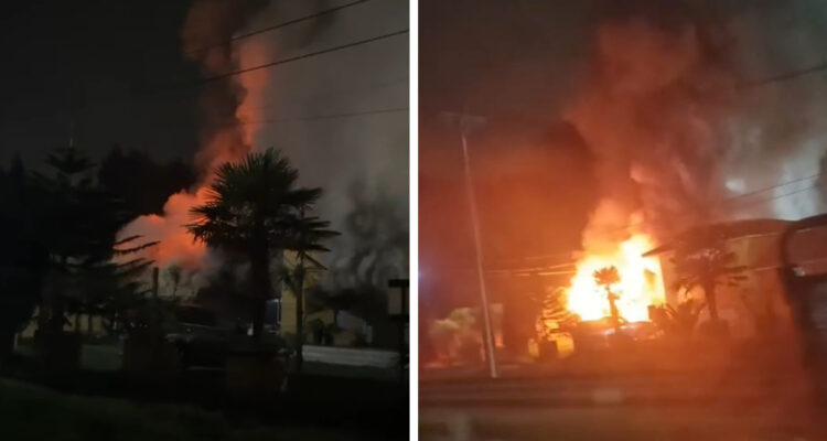 Incendio afecta las instalaciones de Delsava en Coronel: dos oficinas consumidas por las llamas