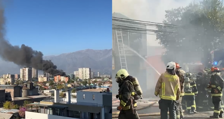 Incendio afecta a ferretería de San Miguel: se habría originado en lugar con elementos inflamables