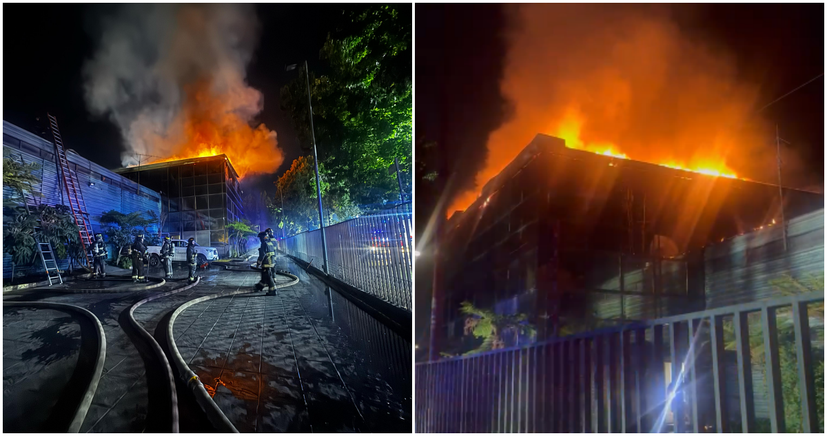 Incendio destruye instalaciones de la Radio El Conquistador en Huechuraba