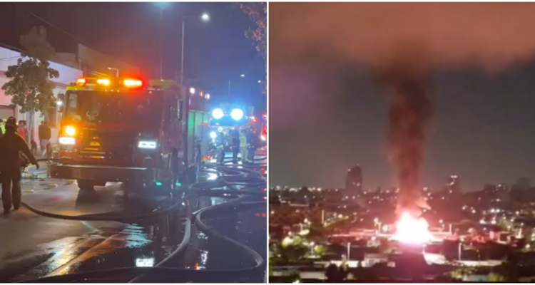 Incendio en Santiago termina con dos detenidos: todo habría comenzado por discusión de pareja