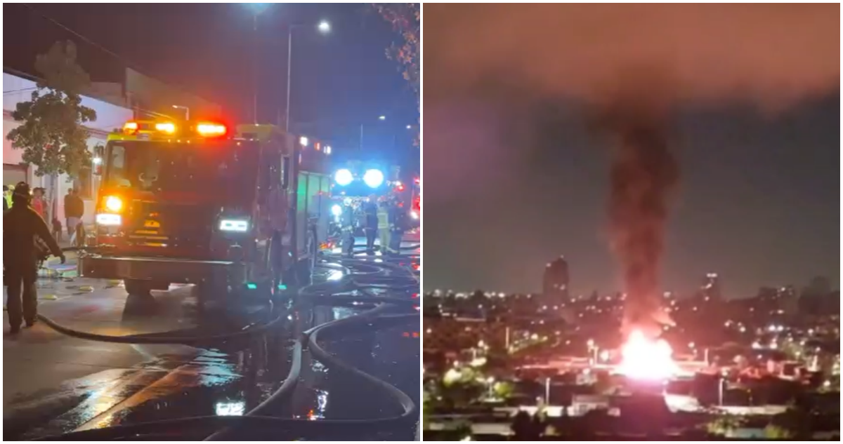 Incendio en Santiago termina con dos detenidos: todo habría comenzado por discusión de pareja