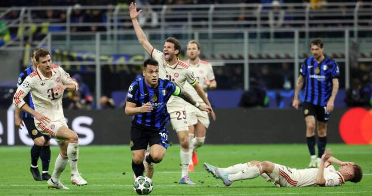 Inter de Milán derrumba al Bayern Múnich y clasifica a las semifinales de Champions League.