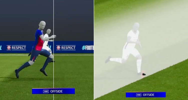 El offside milimétrico que privó al Inter de Milán de la victoria ante el Barcelona en Champions.