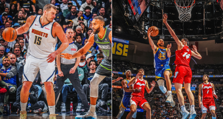 Jokic sella noche de 61 puntos y Curry arremete con 52 para triunfazo de Warriors en NBA.