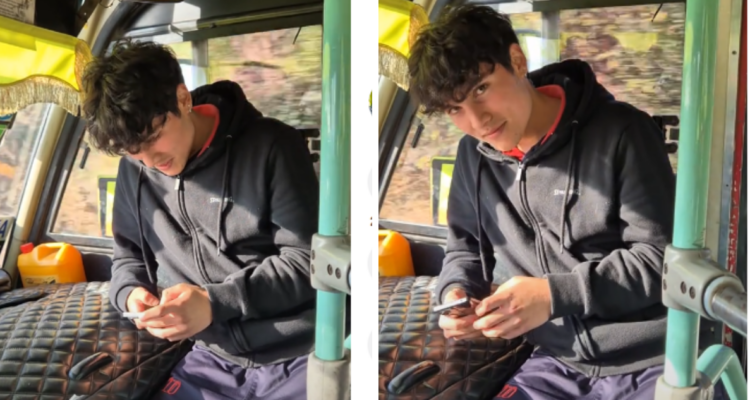 Joven hizo la cimarra y fue descubierto