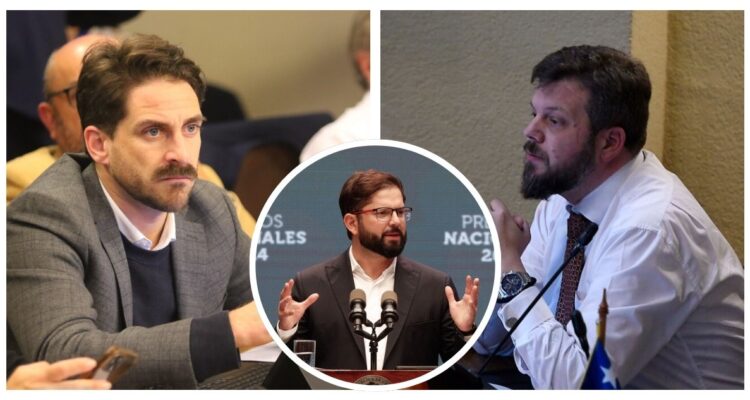 El duro cruce tuitero de Kaiser y Winter luego que el libertario mandara a callar al presidente Boric