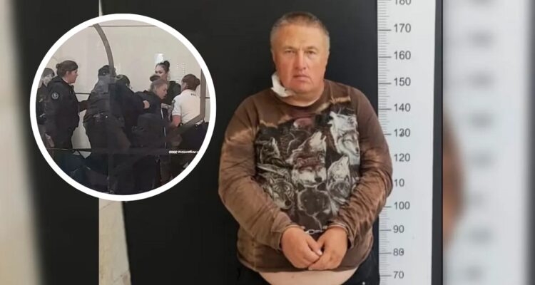 Konstantin Rudnev y las mujeres detenidas en el aeropuerto | Cedida