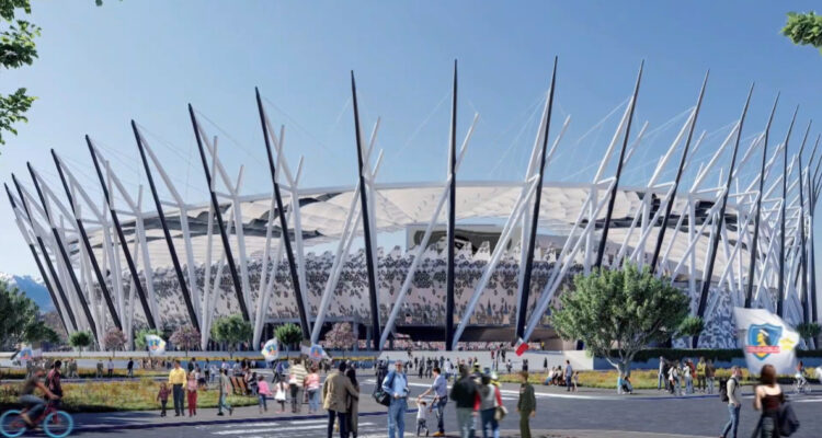 La maqueta del Nuevo Estadio Monumental de Colo Colo