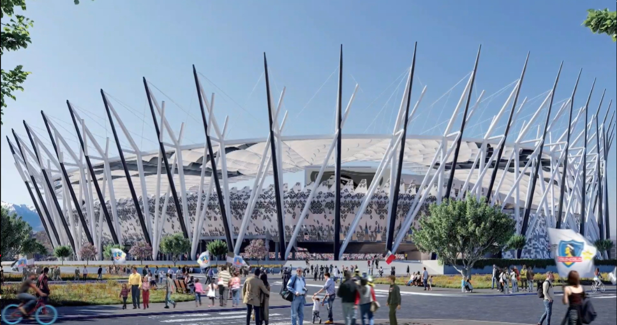 La maqueta del Nuevo Estadio Monumental de Colo Colo
