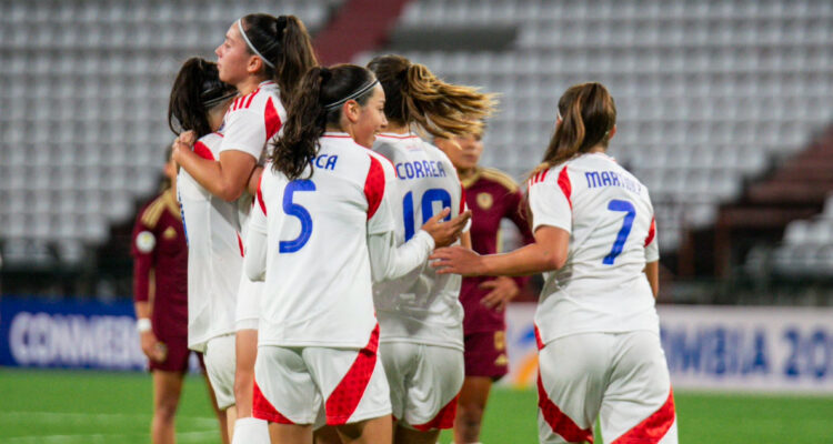 La Roja Sub 17 frente a Venezuela en Sudamericano de Colombia