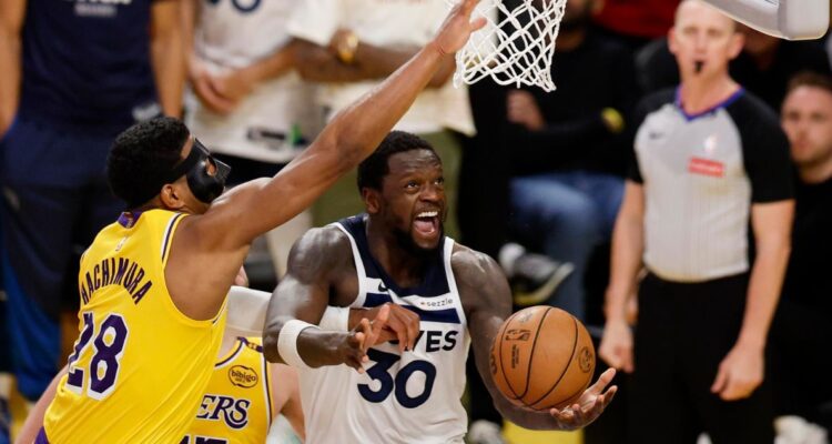 Minnesota Timberwolves vs Los Angeles Lakers, tercer partido de playoffs NBA