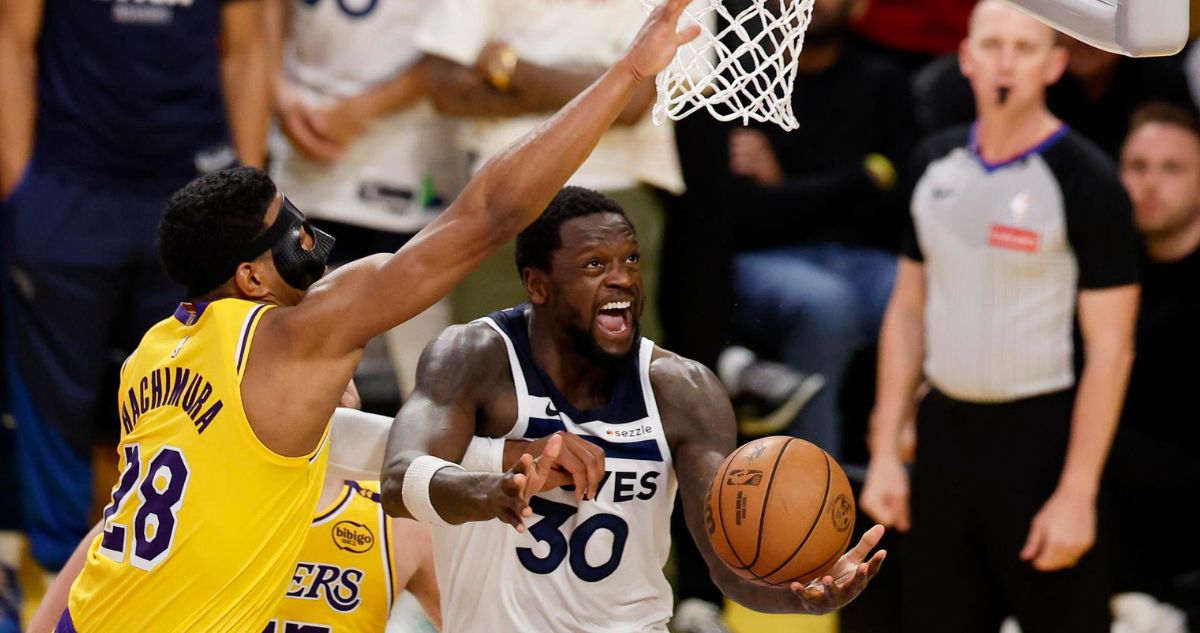 Minnesota Timberwolves vs Los Angeles Lakers, tercer partido de playoffs NBA