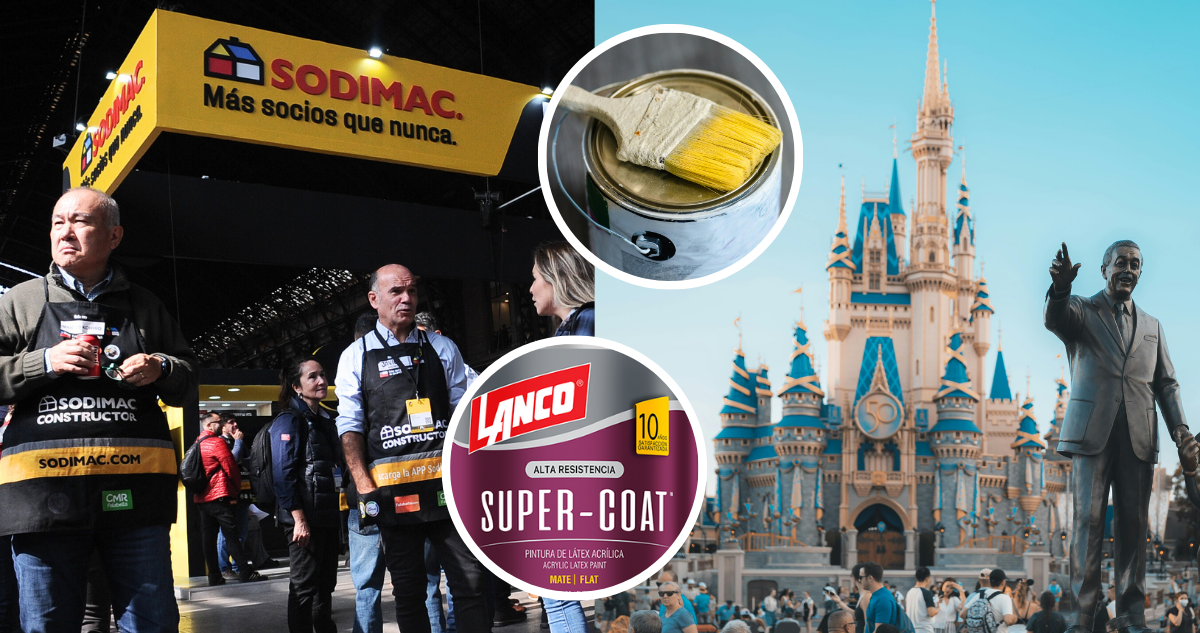 Lanco: las pinturas presentes en Gran Feria de Capacitación de Sodimac 2025 que han coloreado Disney