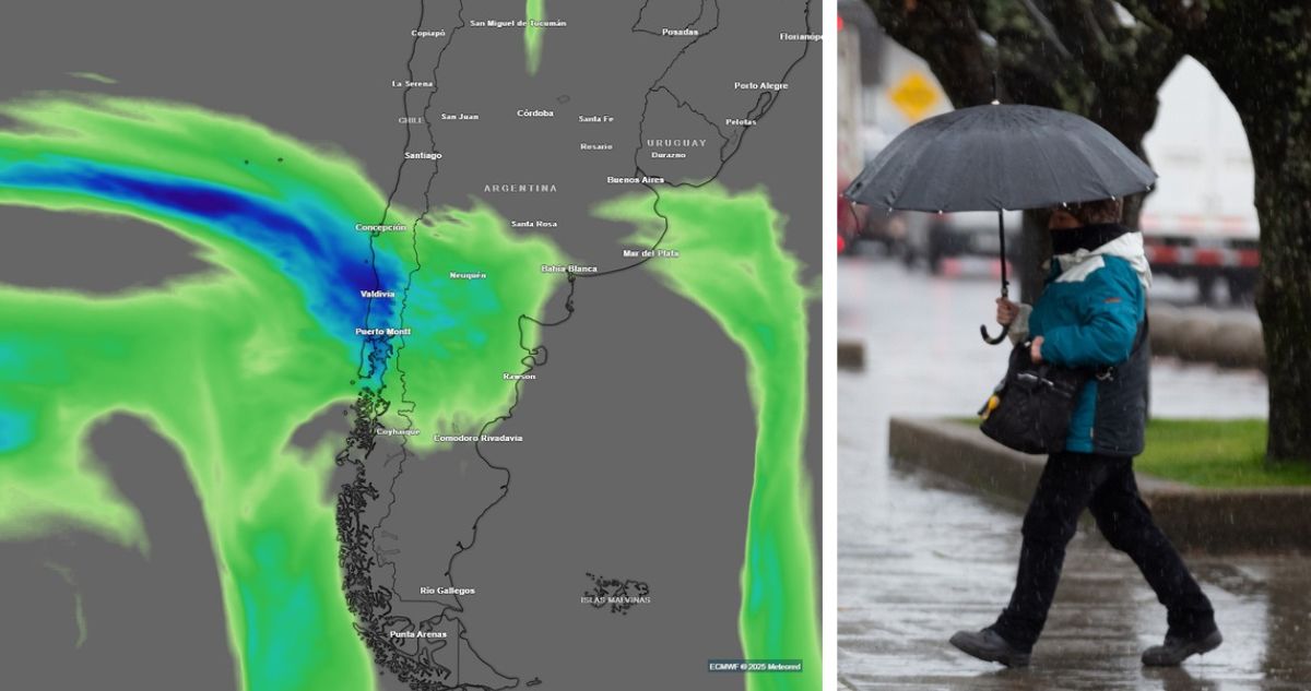 Dónde y cuándo lloverá esta semana en Chile, en qué regiones, en la Metropolitana y cuánta lluvias habrá además de viento y nieve.