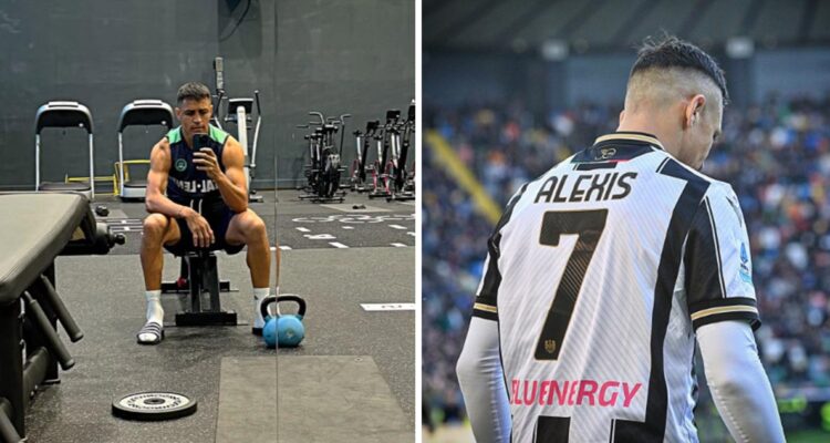Alexis Sánchez de desahogó en redes tras no jugar en Udinese.