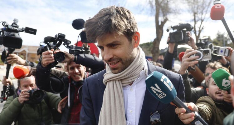 Gerard Piqué le lloró a jueza durante audiencia.