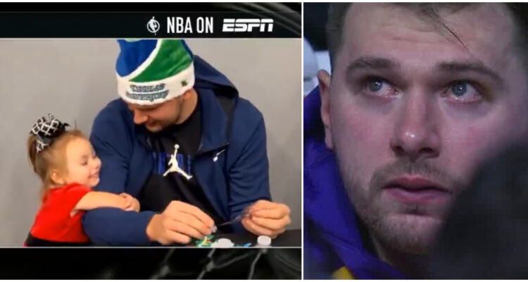 Luka Dončić en su regreso a Dallas