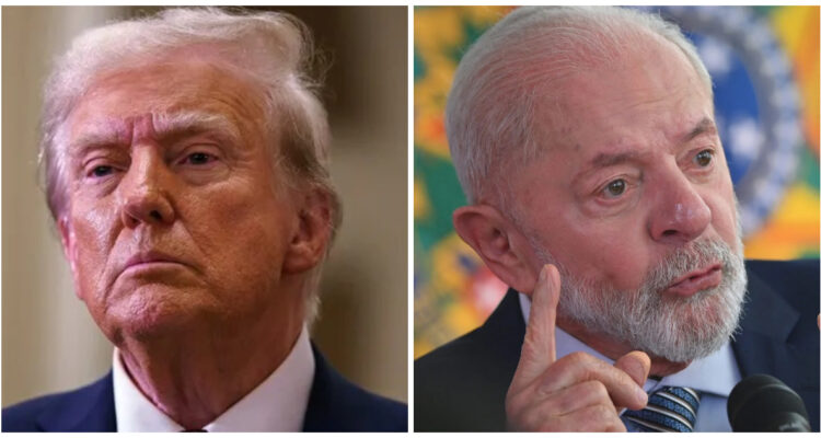 Donald Trump y Lula da Silva
