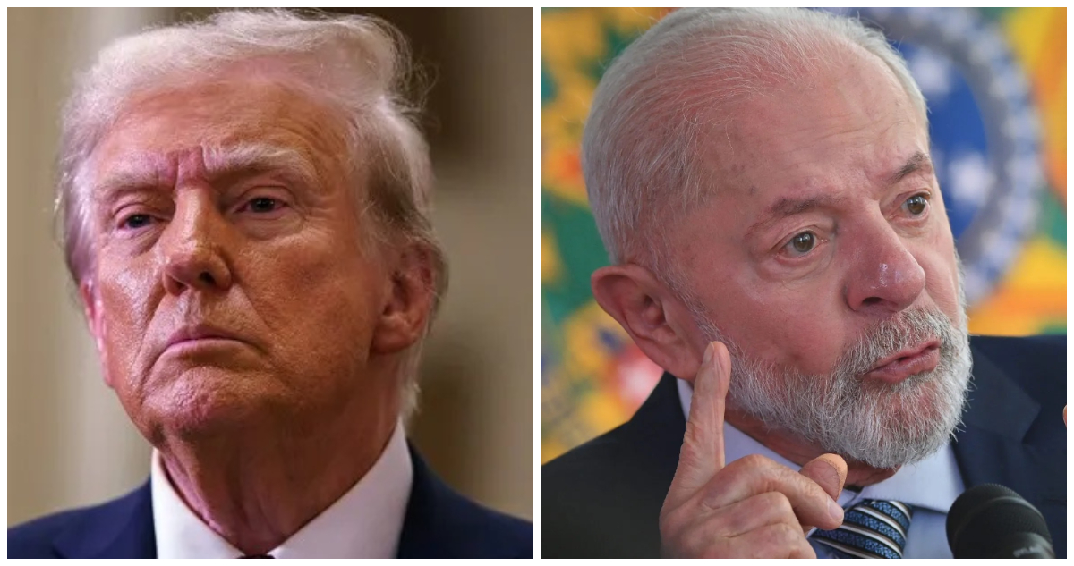 Donald Trump y Lula da Silva