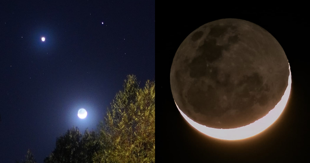 Fotos de la Luna “sonriente” de abril